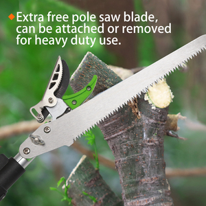KSEIBI Telescopic <strong>Pole</strong> <strong>Saw</strong> Aluminum Long Reach Garden Shear <strong>Pruning</strong> Cut and Hold Pruner - Product Image 4