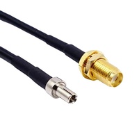 Cable adaptador conector coaxial TS9 macho recto a SMA hembra RG174 para router, amplificador y conversión de antena WLAN Wi-Fi