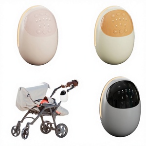 Berceau électrique pour bébé en plastique avec haut-parleur haute fidélité, 5 vitesses de vibration, bruit blanc et sons apaisants - Product Image 2
