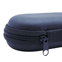 Tas EVA Kecil Portabel, Solusi Penyimpanan Tahan Air, Earphone, Kabel Data, Power Bank, Tas Khusus, Hitam, untuk Berkemah