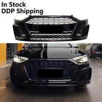 Kits de carrosserie de haute qualité pour Audi A4 S4 B9.5 2020-2025, style RS4 amélioré, avec pare-chocs avant et calandre.