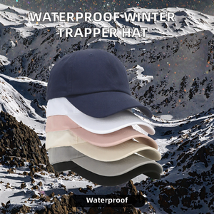 Chapeau d'hiver imperméable pour le sport, doublure en fausse fourrure, rabats d'oreilles pliables, chaud, unisexe, pour le ski, le camping, quatre saisons - Product Image 2