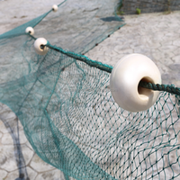 Filet de pêche en nylon HDPE, grand et petit, avec flotteur, pour la pêche au chalut et au filet de pêche en mer