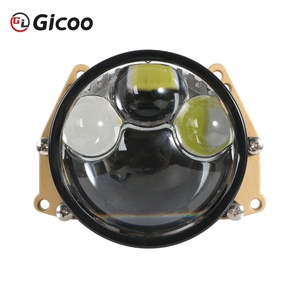 เลนส์โปรเจคเตอร์ Bi-LED Gicoo 130W ขนาด 3.0 นิ้ว สำหรับรถยนต์ หลอดไฟ H4 H7 9005 เลนส์ LED ไฟตัดหมอก ไฟหน้ารถยนต์ อุปกรณ์ตกแต่งรถยนต์ใหม่ - Product Image 2