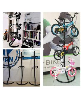 Support de stationnement de vélo sur pied, support de rangement de vélo peut contenir deux vélos - Product Image 4