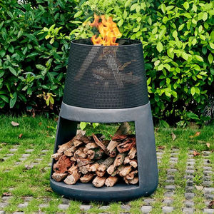 Équipement de patio <span class=keywords><strong>extérieur</strong></span> <span class=keywords><strong>pour</strong></span> les marchés euro-américains avec rangement intégré <span class=keywords><strong>pour</strong></span> le <span class=keywords><strong>bois</strong></span> de chauffage, foyer durable en maille <span class=keywords><strong>pour</strong></span> le camping en plein air - Product Image 3