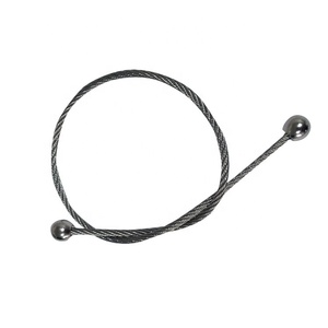 สายเคเบิลสเตนเลสสตีลพร้อมแถบยึดปลายห่วงสำหรับยึด - Product Image 2