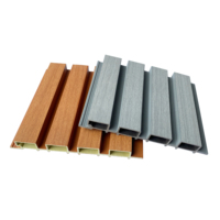 Pour RUCCA 220*24mm décoratif bois plastique Composite revêtement mural bâtiment extérieur WPC panneaux de revêtement bâtiment de revêtement Composite