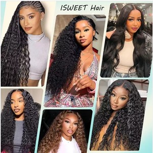 Amygirl 10A 100g Lot de Cheveux Humains Brésiliens Remy Non Traités pour Femme, Extension de Cheveux à Tisser, Double Trame Faite à la Machine, Noir Naturel - Product Image 6