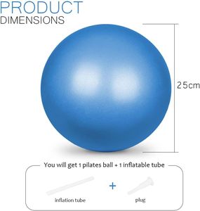 Pelota de <span class=keywords><strong>Pilates</strong></span> Mini Engrosada de 25 CM, Pelota de Ejercicio Pequeña Antiexplosión <span class=keywords><strong>para</strong></span> Yoga, <span class=keywords><strong>Pilates</strong></span>, Equilibrio y Fisioterapia <span class=keywords><strong>para</strong></span> Mujer y Hombre - Product Image 2