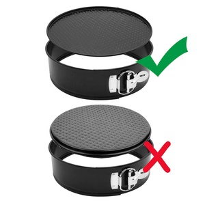 Ensemble de poêles à fromage en plastique antiadhésives, fond amovible, résistant à l'eau pour la cuisson - Product Image 3