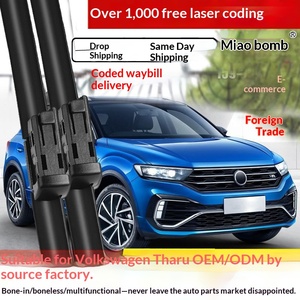 Spazzole <span class=keywords><strong>tergicristallo</strong></span> in gomma senza telaio anteriori e posteriori compatibili con FAW-Volkswagen T-ROC OLIVER, modello 20/21, all'ingrosso - Product Image 2