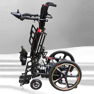 Sedia a rotelle multifunzionale leggera per disabili elettrica in piedi 4*4 Stand Up sedia a rotelle elettrica