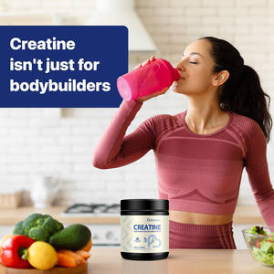 Suppléments nutritionnels OEM <span class=keywords><strong>Optimum</strong></span> poudre de créatine pré-entraînement 5000mg poudre de monohydrate de créatine micronisée en vrac 100 portions - Product Image 4