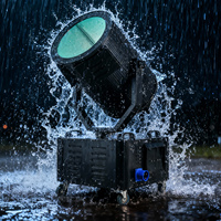 Projecteur de recherche aérien multi-têtes HID Xénon 1000W-5000W, angle de faisceau 15°, indice de protection IP55, lumière du jour 6000K, CRI90, 200000 Lumens, projecteur SkyTracker