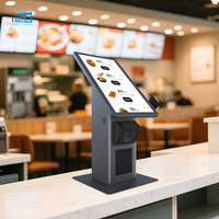 Kiosque de commande en libre-service sur comptoir de 21,5 pouces avec imprimante intégrée et interface USB pour supermarché