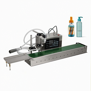 زجاجة عطر صغيرة بتحكم رقمي أوتوماتيكي ، معدات سائلة ، حزام ناقل للورق الزجاجي البلاستيكي - Product Image 3