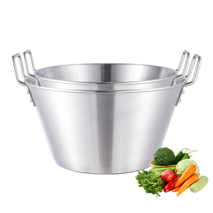 Cazo de Acero Inoxidable DaoSheng OEM para <span class=keywords><strong>Carnitas</strong></span> Mexicanas, Cocina a Gas, Estilo Mexicano, para Cocinar Cerdo Desmenuzado - Product Image 1