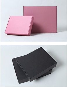 Meilleures ventes <span class=keywords><strong>2021</strong></span> - Boîte cadeau en carton ondulé solide pour avion, laminage mat, matériaux recyclés pour l'expédition de vêtements - Product Image 3