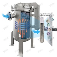 Boîtier de filtre à sac en acier inoxydable pour le lavage à l'acide, le phosphatage, le nettoyage photovoltaïque, les solutions de bain d'électrodéposition au lithium