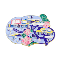 Aimants de réfrigérateur 3D en alliage personnalisés, durables, pour la décoration intérieure, souvenirs européens, avec logo couleur personnalisé, promotionnels, vente en gros de Chine