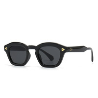 Les nouvelles lunettes de soleil rondes transfrontalières; lunettes de soleil rétro glamour à la mode pour hommes et femmes