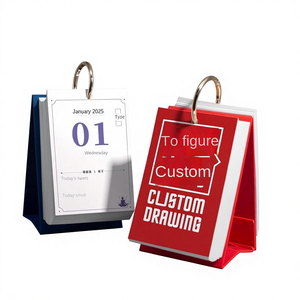 <span class=keywords><strong>2026</strong></span>年手撕式倒计时日历定制创意单面印刷软封面压花/凹印学生桌面纸 - Product Image 3