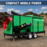Trommel mobile de haute qualité pour le tri du sol, du compost et du sable