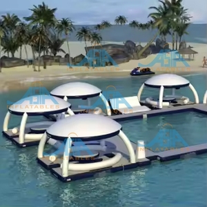 Ristorante Galleggiante e Bar Piscina Asia Inflatables - Gigantesco Banano Gonfiabile per Feste Estive, Resort ed Eventi - Product Image 3