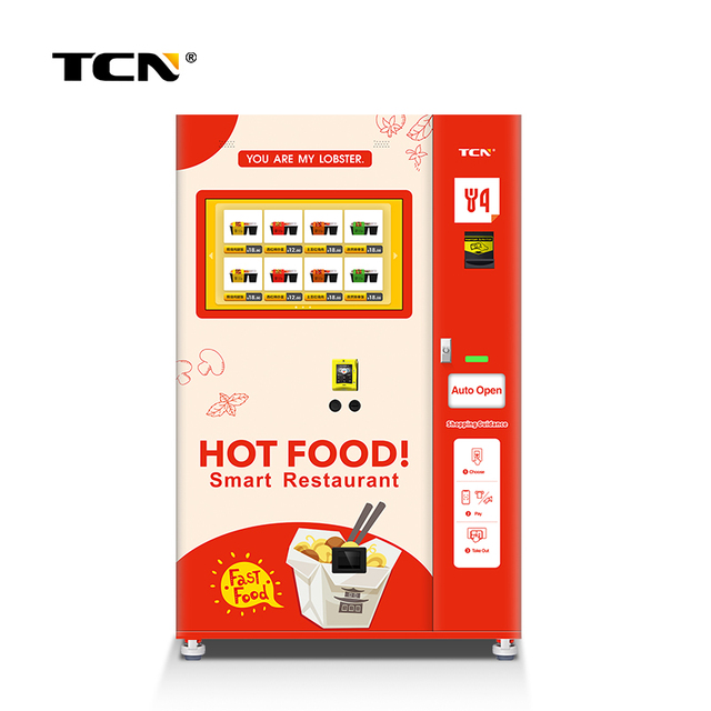 TCN Automatic Maquina Expendedora Fast Hot Food Hamburger Vending Machine for Sale