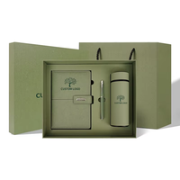 Ensemble cadeau d'entreprise Nature Tone : carnet relié, stylo, tasse thermique