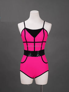 ชุดเต้นรำแบบละตินแขนกุดสำหรับเด็กชุดเต้นแจ๊สแบบมืออาชีพ - Product Image 4