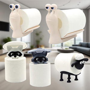Sheep Toilet <b>Paper</b> <b>Holder</b> 3D Printed No Drilling Required Modern Design For Bathroom Use - Product Image 1