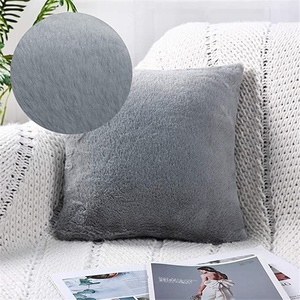 OEKO-TEX Mignon Canapé En Plein Air Salon Décor À La Maison Oreiller Multi couleur Faux De Fourrure De Lapin <span class=keywords><strong>Coussin</strong></span> - Product Image 3