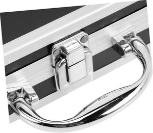 Caja <span class=keywords><strong>de</strong></span> Almacenamiento <span class=keywords><strong>de</strong></span> Herramientas Simple <span class=keywords><strong>de</strong></span> Aluminio, con Cerradura, Gran Capacidad, Resistente al Agua, Duradera, Portátil, Organizador <span class=keywords><strong>de</strong></span> <span class=keywords><strong>Maquillaje</strong></span> con Asa - Product Image 2