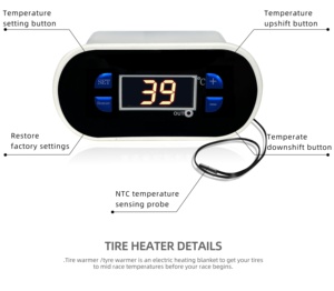 220V/110V/12V/24V 10A kỹ thuật số lồng ấp dẫn làm mát sưởi ấm nhiệt + NTC cảm biến nhiệt độ điều khiển chuyển đổi - Product Image 2