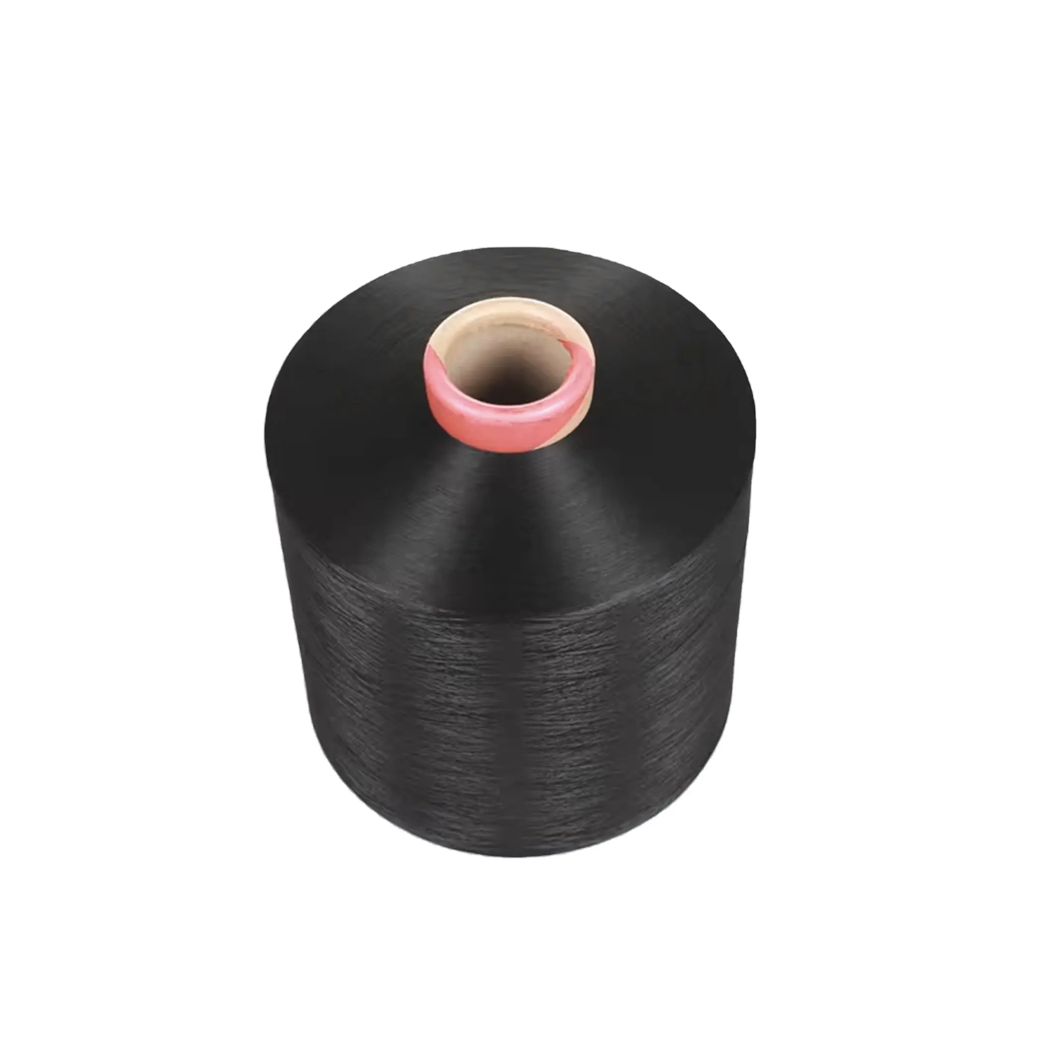 DTY 150D/144F ham siyah AA sınıf Polyester Filament iplik 100% SD SIM büküm S Premium kalite