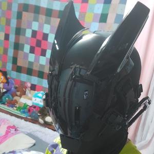 หน้ากากคอสเพลย์ไซเบอร์พังก์ เฮลล์บอย รีเทลิเอชั่น ชิโนบิ ฮอร์นส์ สีดำ หน้ากากซามูไร สำหรับงานปาร์ตี้ฮาโลวีน ของขวัญสุดเท่ - Product Image 4