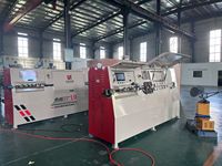 Machine de cintrage automatique CNC haute productivité pour étriers et anneaux carrés en acier de 4 à 10 mm