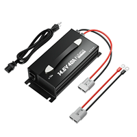 Chargeur de batterie LiFePO4 portable professionnel LiTime 12V 40A 14.6V avec indicateurs LED pour démarrage d'urgence