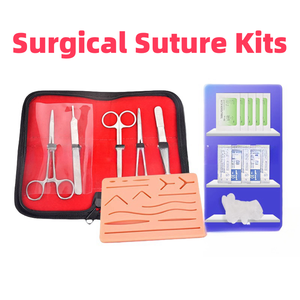 Kit <span class=keywords><strong>de</strong></span> instrumentos <span class=keywords><strong>de</strong></span> <span class=keywords><strong>sutura</strong></span> roscada <span class=keywords><strong>de</strong></span> piel simulada <span class=keywords><strong>de</strong></span> silicona para entrenamiento quirúrgico <span class=keywords><strong>de</strong></span> estudiantes <span class=keywords><strong>de</strong></span> medicina incluye agujas y agujas - Product Image 2