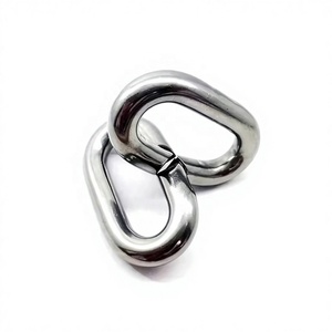 Stainless Steel 316 Marine Connecting Link 8mm CHAIN EMERGENCY C LINK Ring Rigging Kayak <b>Yacht</b> Boat Hardware Accessories Stainle - Product Image 2