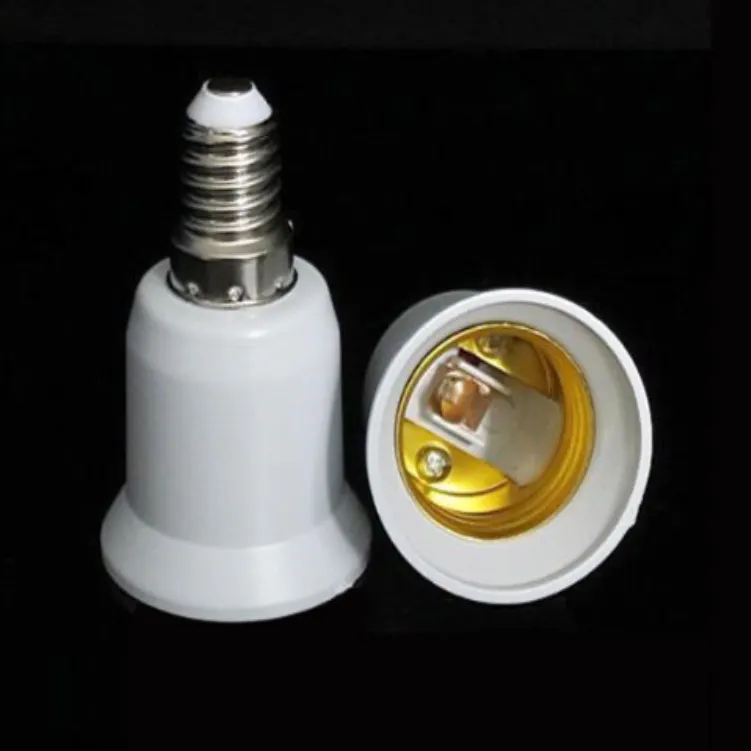 E12-E27 genişletilmiş lamba tutucu ab standart EN60238 EN60061 soket dönüştürücü aydınlatma aksesuarı E14-E27 lamba tutucu