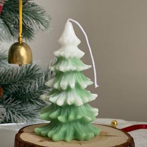 Bougie <span class=keywords><strong>d</strong></span>écorative en cire de soja aromathérapeutique en gros, arbre de Noël, art, bougies, usine, <span class=keywords><strong>d</strong></span>écoration <span class=keywords><strong>d</strong></span>'intérieur haut de gamme, occasions du Nouvel An - Product Image 6