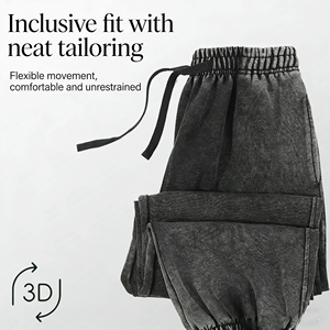 <span class=keywords><strong>Pantaloni</strong></span> della <span class=keywords><strong>Tuta</strong></span> Invernali Pesanti 500g Foderati in Pile Ispessiti con Risvolto Vendita all'Ingrosso Motivi Stampati Personalizzati per Abbigliamento Sportivo Maschile - Product Image 2