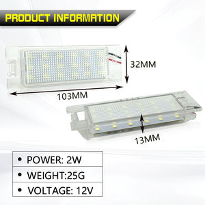 Luz LED de Alta Calidad para Matrícula, Repuestos de Auto para <span class=keywords><strong>Opel</strong></span> Zafira B, Astra H, <span class=keywords><strong>Corsa</strong></span> D, Insignia - Product Image 2
