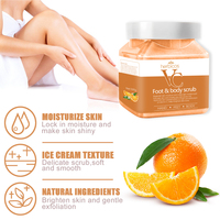 Gommage corporel exfoliant aux fruits sous marque privée, éclaircissant, hydratant, élimine les peaux mortes, nettoyage doux, blanchissant, gommage au sucre OEM