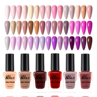 Vente en gros d'ongles personnalisés à base d'eau non toxique à faible odeur longue durée halal respirant produits de salon vernis à ongles