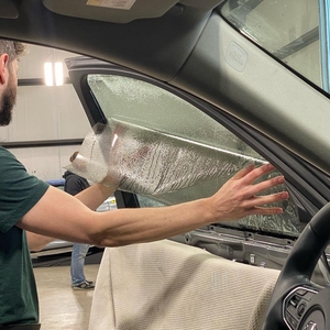 Black Vehicle Window <strong>Tinting</strong> <strong>Paper</strong> 1 Ply <strong>Tinted</strong> Solar Film - Product Image 2