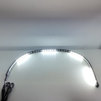 Kingshow-luces LED de circulación diurna para coches, camiones y SUV, color ámbar y blanco